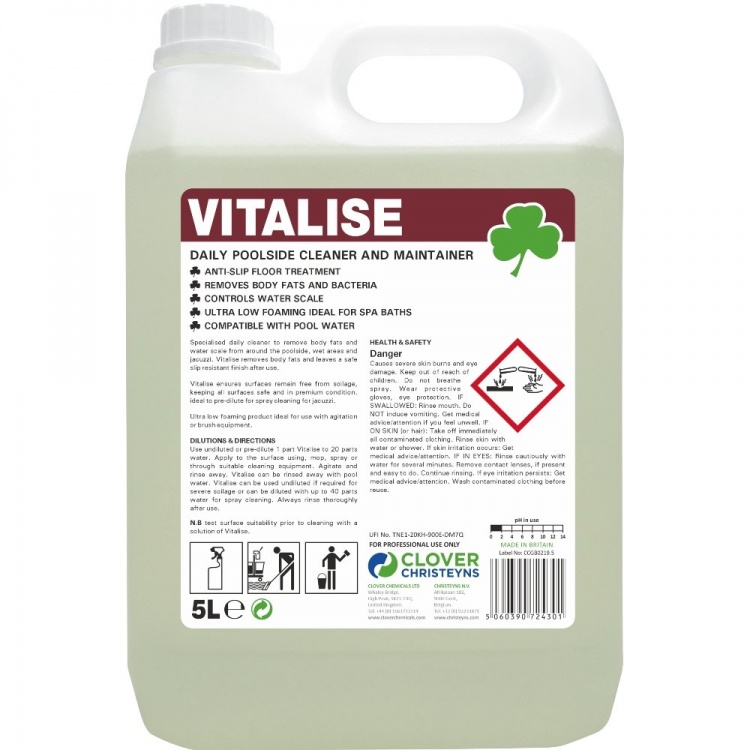Clover Chemicals Vitalise Daily Poolside Cleaner / Maintainer (520)